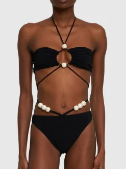 Top bikini in jersey
