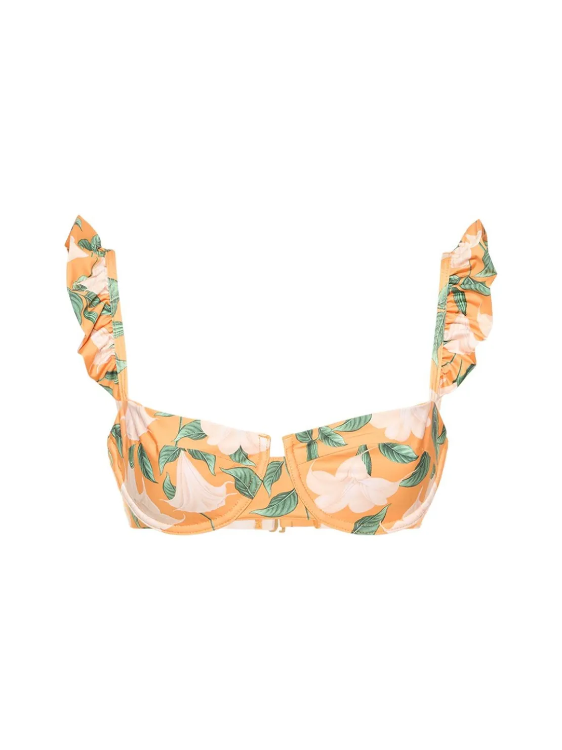 Top bikini Kiwi stampato