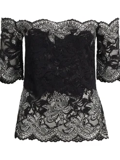 Top con spalle scoperte