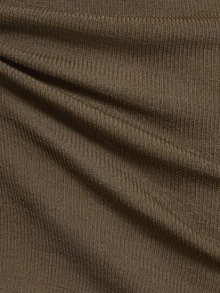 Top in crepe di viscosa con scollo a V