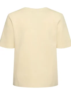 Top in jersey con lacci