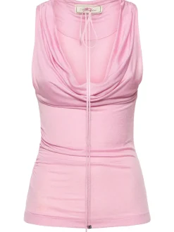 Top in jersey sablé