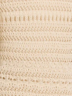 Top in maglia di misto cotone