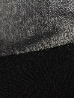 Top in maglia di misto viscosa con trasparenze