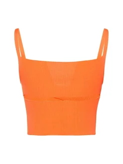 Top in techno maglia stretch a costine