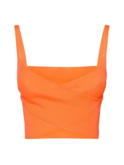 Top in techno maglia stretch a costine