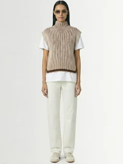 Top Lauren a maniche corte in maglia