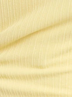 Top monospalla in jersey di viscosa stretch