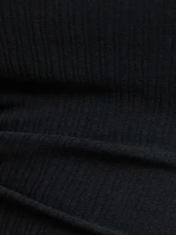 Top monospalla in jersey di viscosa stretch