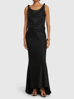 Top Remy in seta drappeggiata
