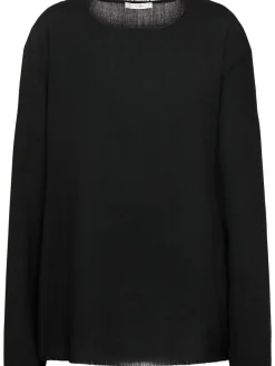 Top sartoriale Cattaleya in lana morbida
