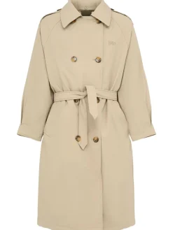 Trench in gabardina