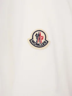 Tricolor-Trimmed cotton polo shirt