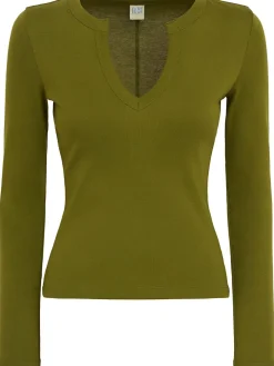 T-shirt a maniche lunghe Iman in cotone
