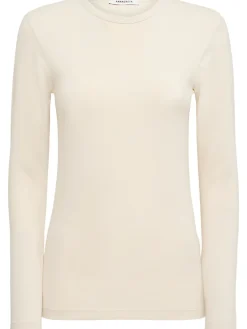 T-shirt a maniche lunghe Sofia in jersey stretch