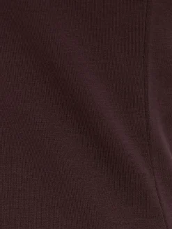 T-shirt Car Baby Tee in cotone organico a costine