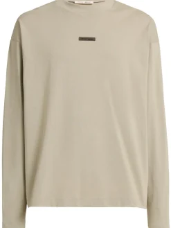 T-shirt classic fit a maniche lunghe