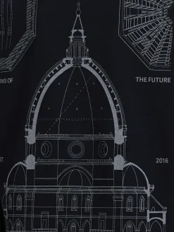 T-shirt Duomo a maniche lunghe