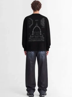 T-shirt Duomo a maniche lunghe