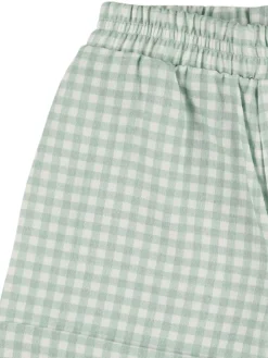 T-shirt e shorts in jersey di cotone stampato