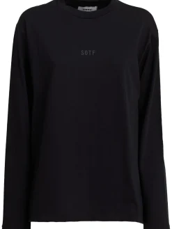T-shirt in cotone a maniche lunghe