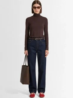 T-shirt in cotone Dinah a maniche lunghe