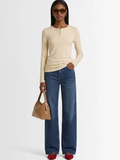 T-shirt in cotone Jess a maniche lunghe