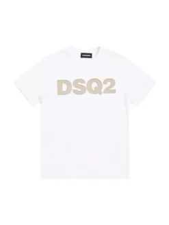 T-shirt in jersey di cotone con logo