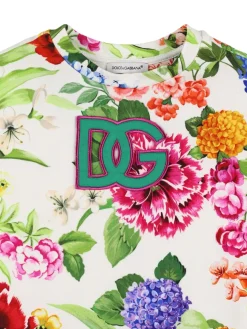 T-shirt in jersey di cotone con stampa