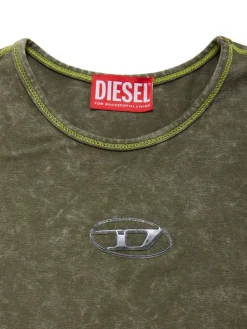 T-shirt in jersey di cotone con logo
