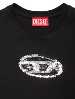 T-shirt in jersey di cotone con decorazioni