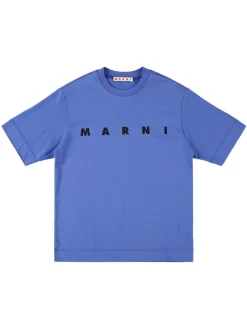 T-shirt in jersey di cotone stampato