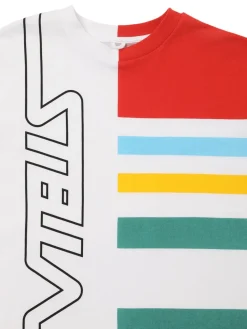T-shirt in jersey di cotone stampato
