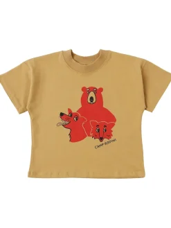 T-shirt in jersey di cotone stampato