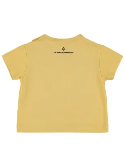 T-shirt in jersey di cotone stampato
