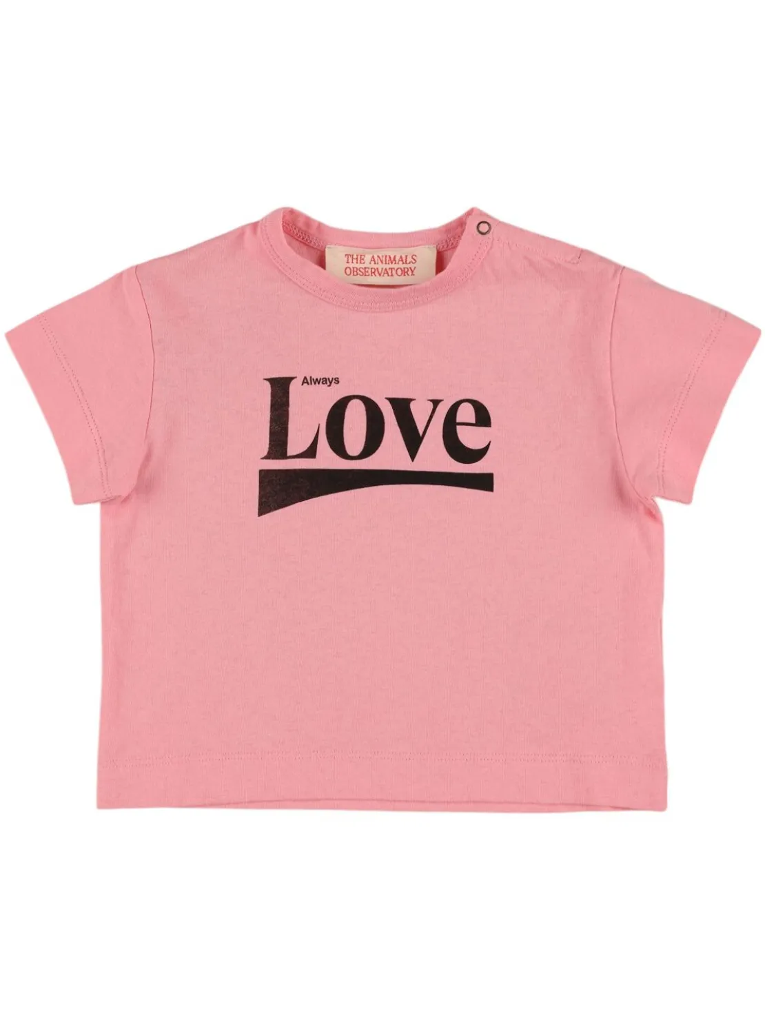 T-shirt in jersey di cotone stampato