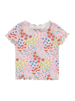 T-shirt in jersey di cotone stampato