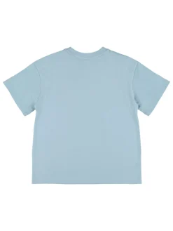 T-shirt in jersey di cotone stampato