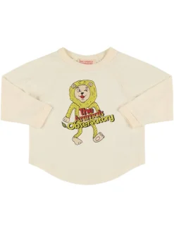 T-shirt in jersey di cotone stampato