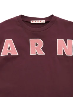 T-shirt in jersey di cotone stampato