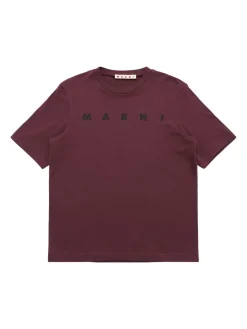 T-shirt in jersey di cotone stampato