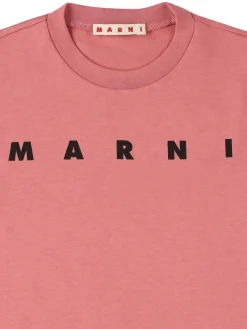 T-shirt in jersey di cotone stampato
