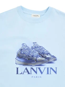 T-shirt in jersey di cotone stampato