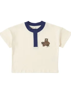 T-shirt in jersey di cotone stampato