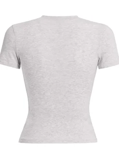 T-shirt in jersey di misto cotone