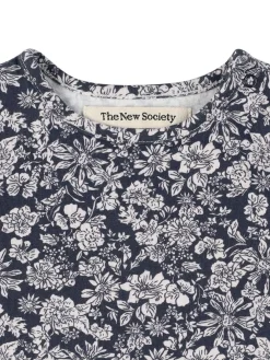 T-shirt in misto cotone con stampa leopardata