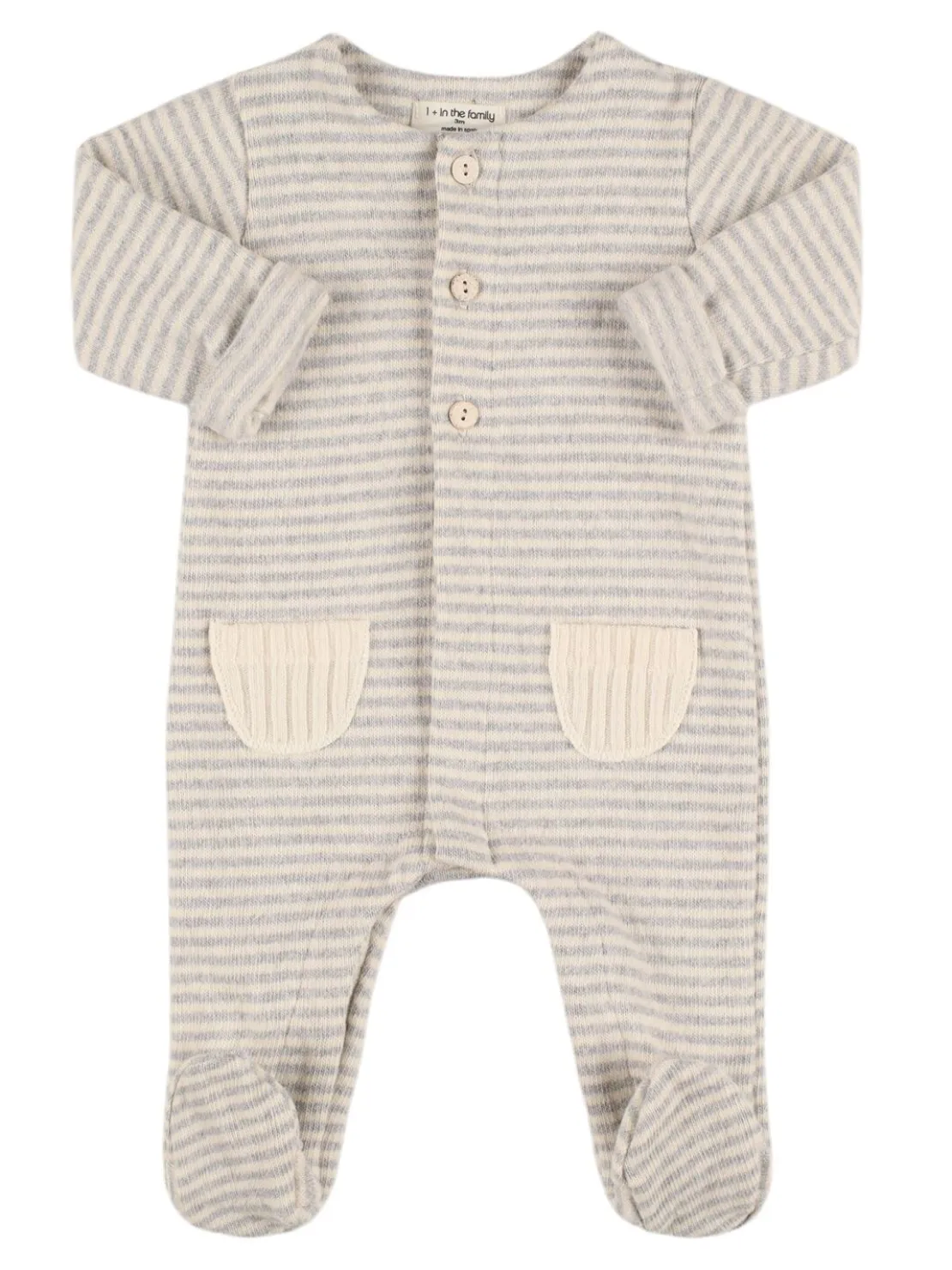 Tutina in misto cotone a righe
