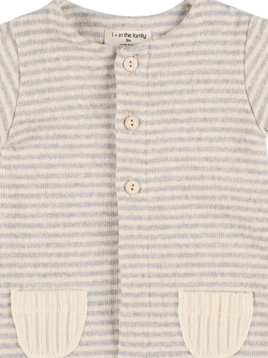 Tutina in misto cotone a righe