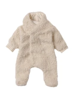 Tutina in teddy con cappuccio
