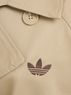 Twill trench coat
